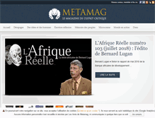 Tablet Screenshot of metamag.fr